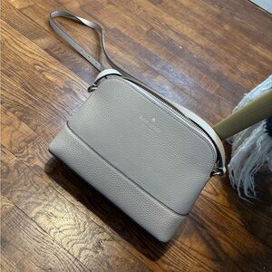 Kate Spade Light Gray Crossbody Bag